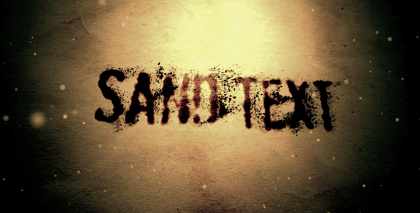 Sand text - VideoHive 128417
