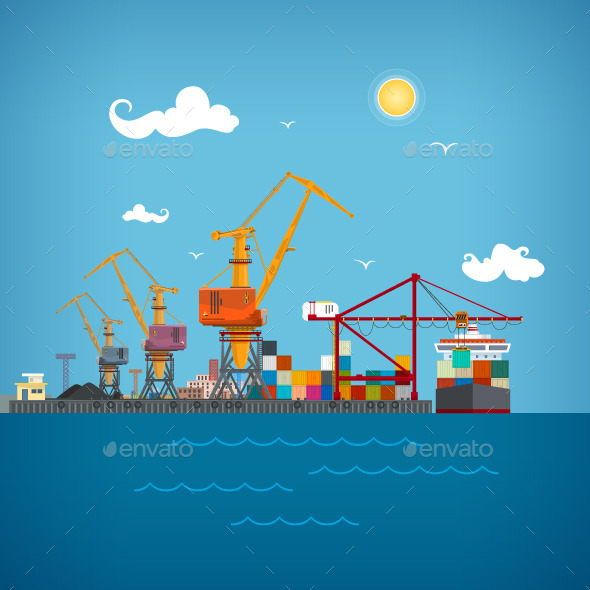 Cargo Seaport - Industries Business