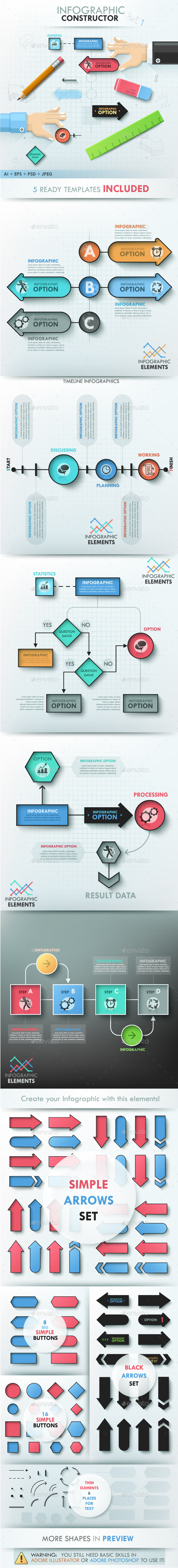 Infographic Constructor. Set 1 - Infographics