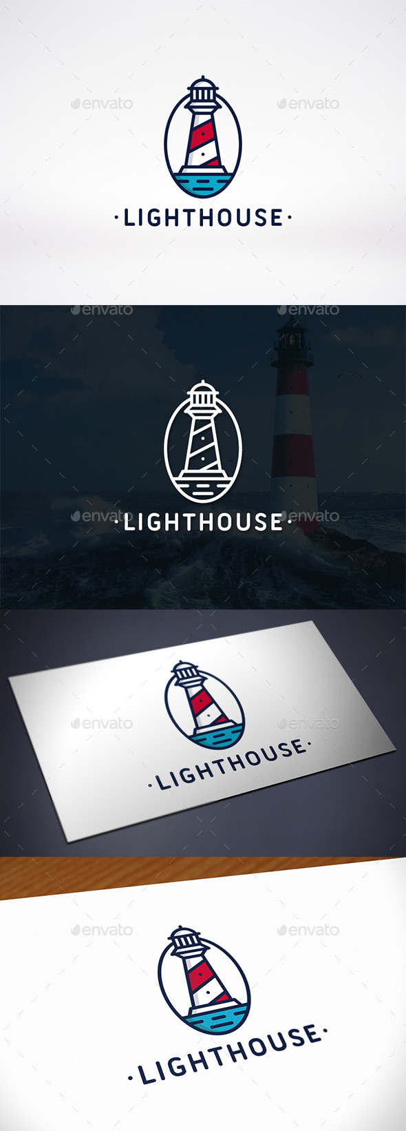 Lighthouse Identity Logo Template - Buildings Logo Templates