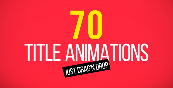 70 Title Animations - VideoHive 10173115