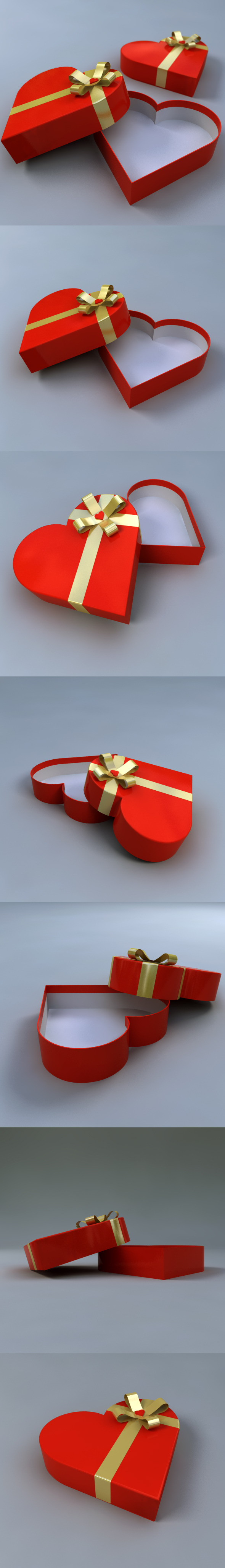 Heart Shaped Gift - 3Docean 10173597