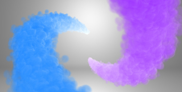 Colorful Smoke Particle Reveal