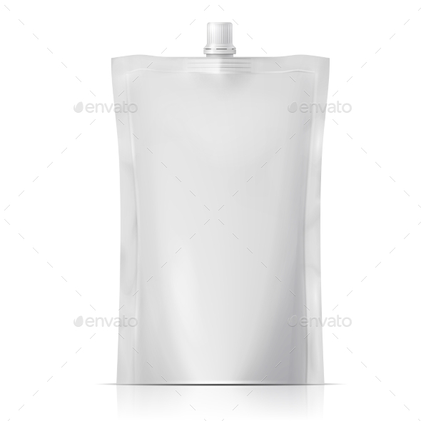 Blank Spouted Pouch - Food Objects