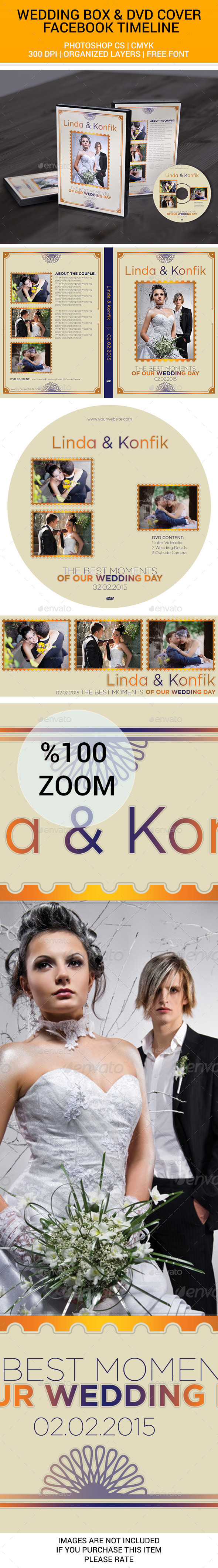 Wedding DVD Cover & CD Label v11 - CD & DVD Artwork Print Templates