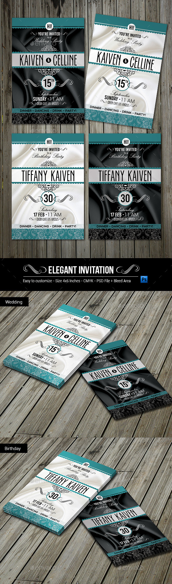 Elegant Invitation - Invitations Cards & Invites