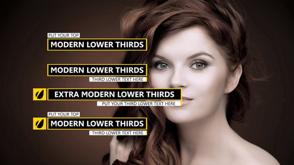 Modern Lower Thirds Package 3