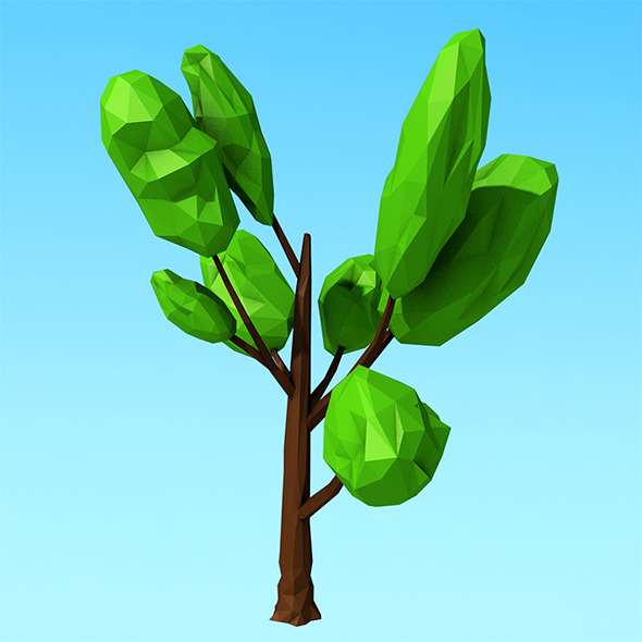 Low Poly Tree - 3Docean 10182252
