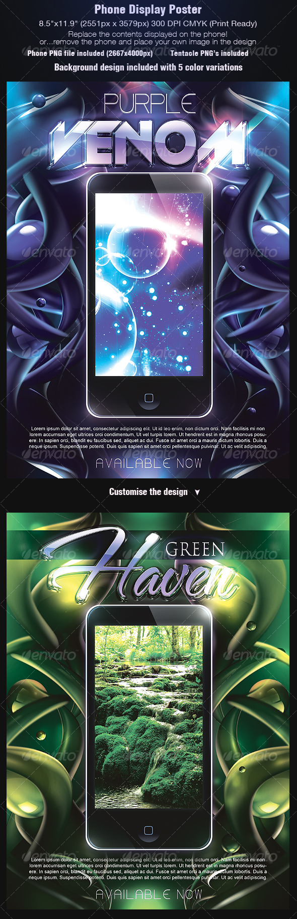 Phone Poster Template - Commerce Flyers
