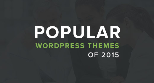 Popular WordPress Themes 2015