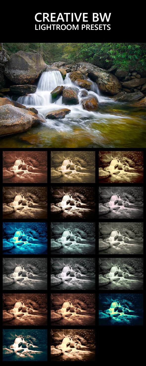 Creative BW Lightroom Presets - Black and white Lightroom Presets