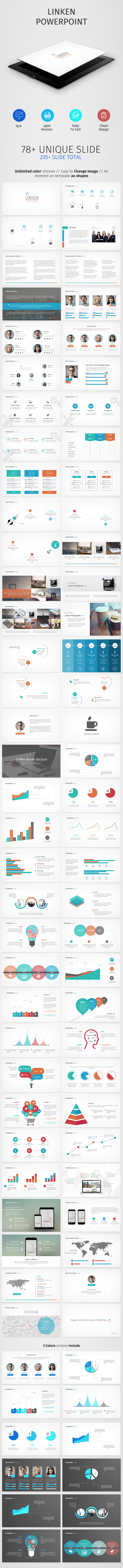 Linken Powerpoint Presentation - Business PowerPoint Templates
