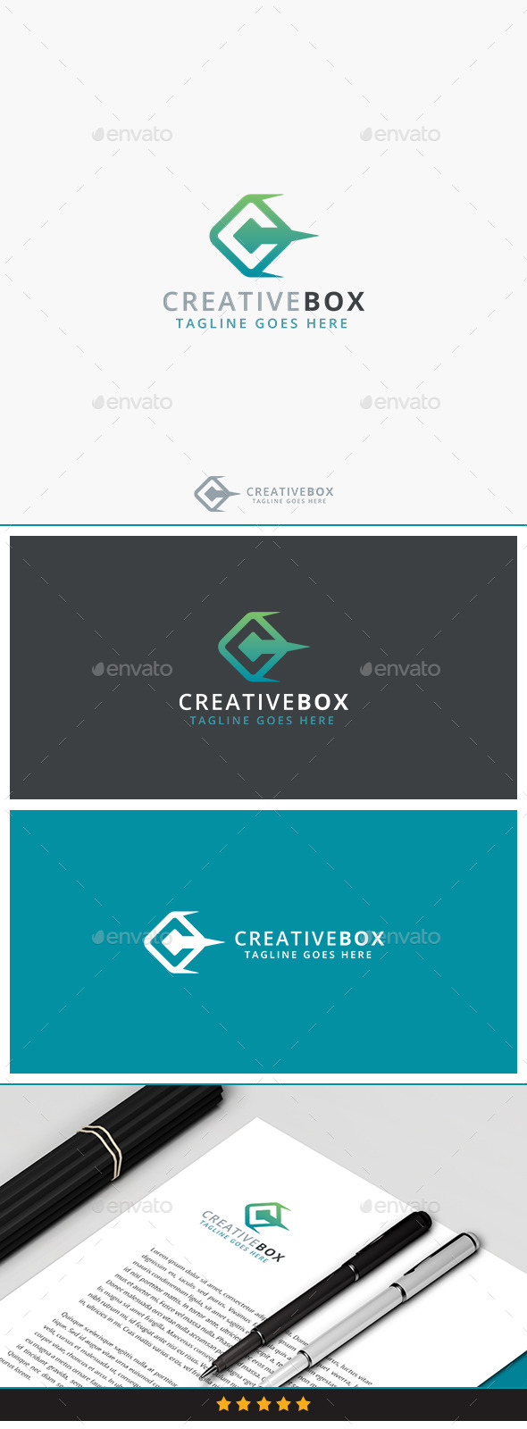 Creative Box Logo - Symbols Logo Templates