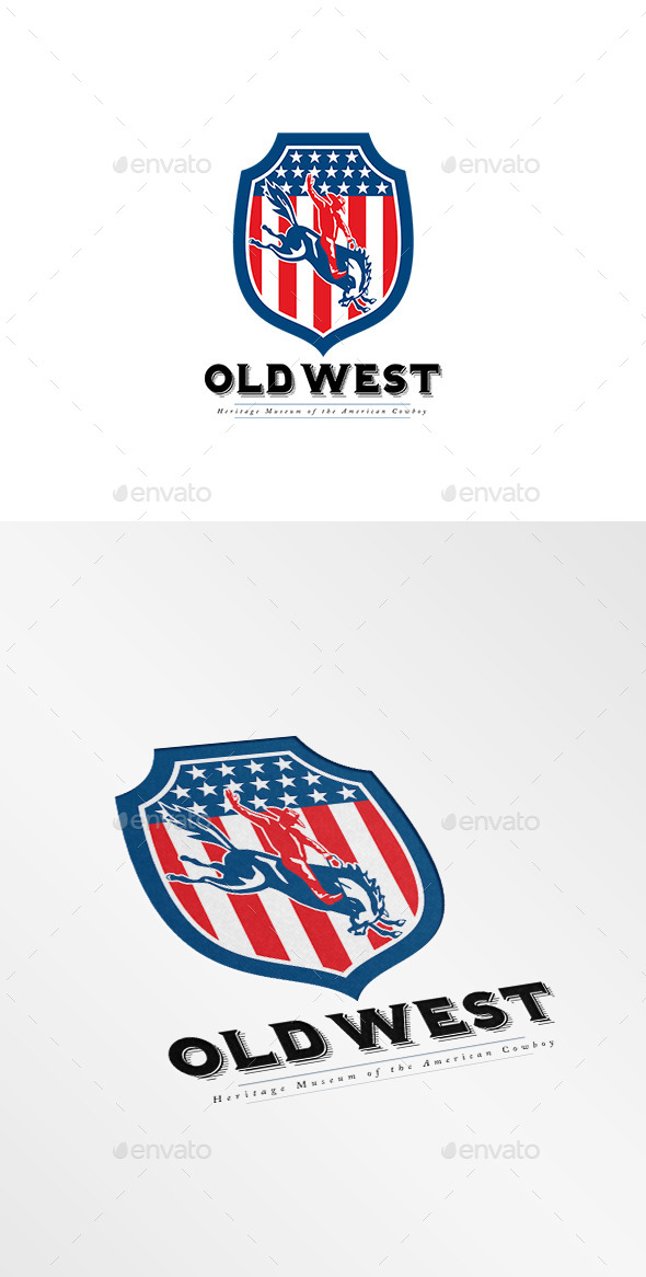 Old West American Cowboy Museum Logo - Humans Logo Templates