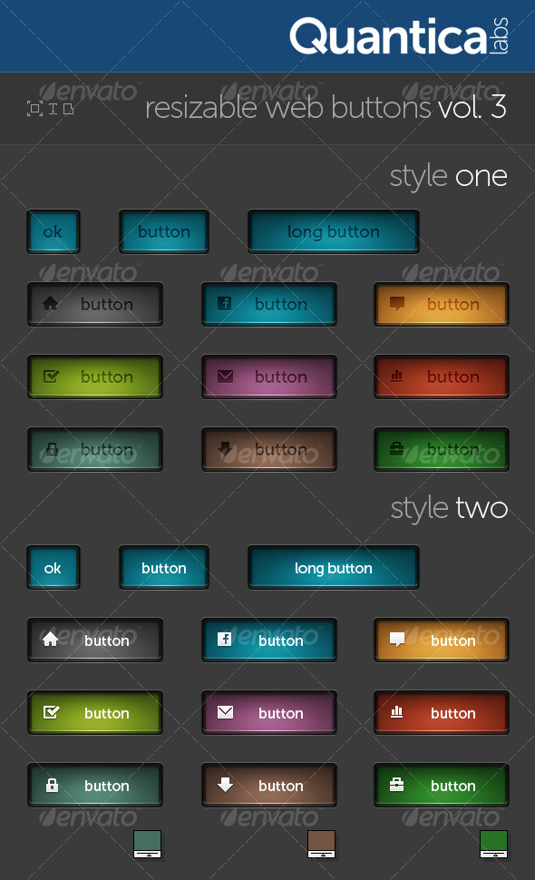 Resizable Web Buttons #3 - Buttons Web Elements