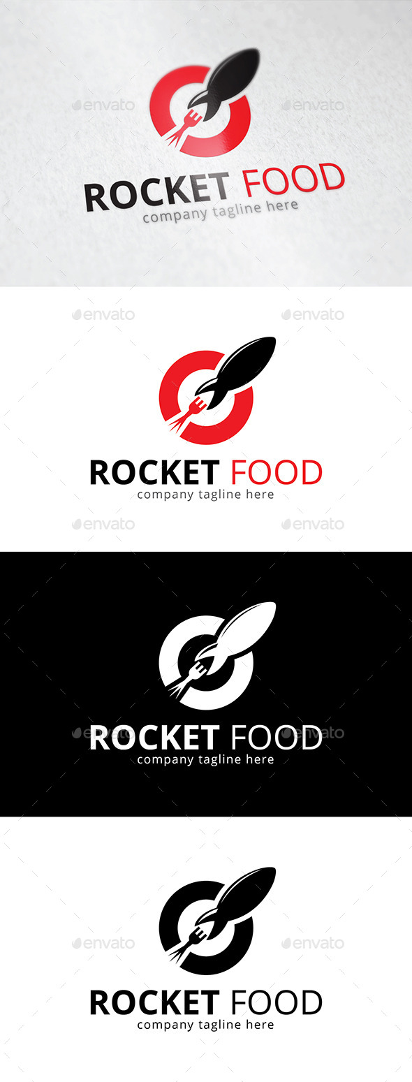 Rocket Food Logo - Logo Templates