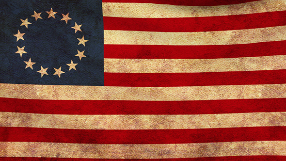 USA Betsy Ross Flag 2 Pack – Grunge and Retro