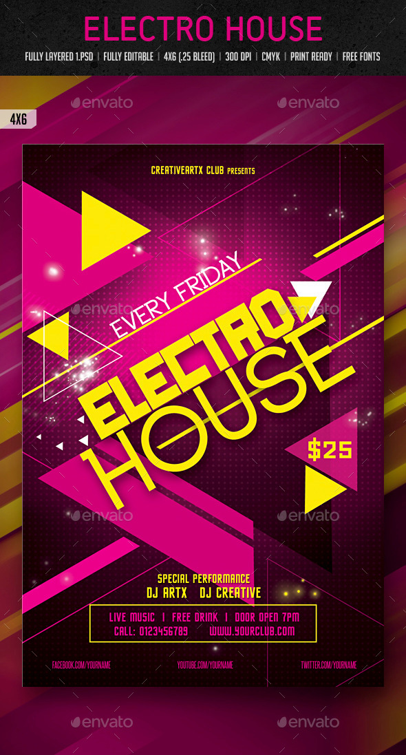 Electro House - Clubs & Parties Events