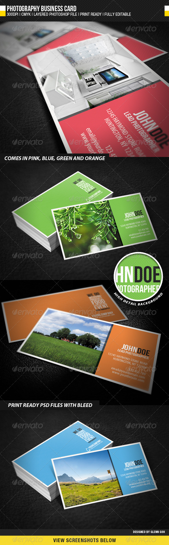 Photography Business Card - Industry Specific Business Cards