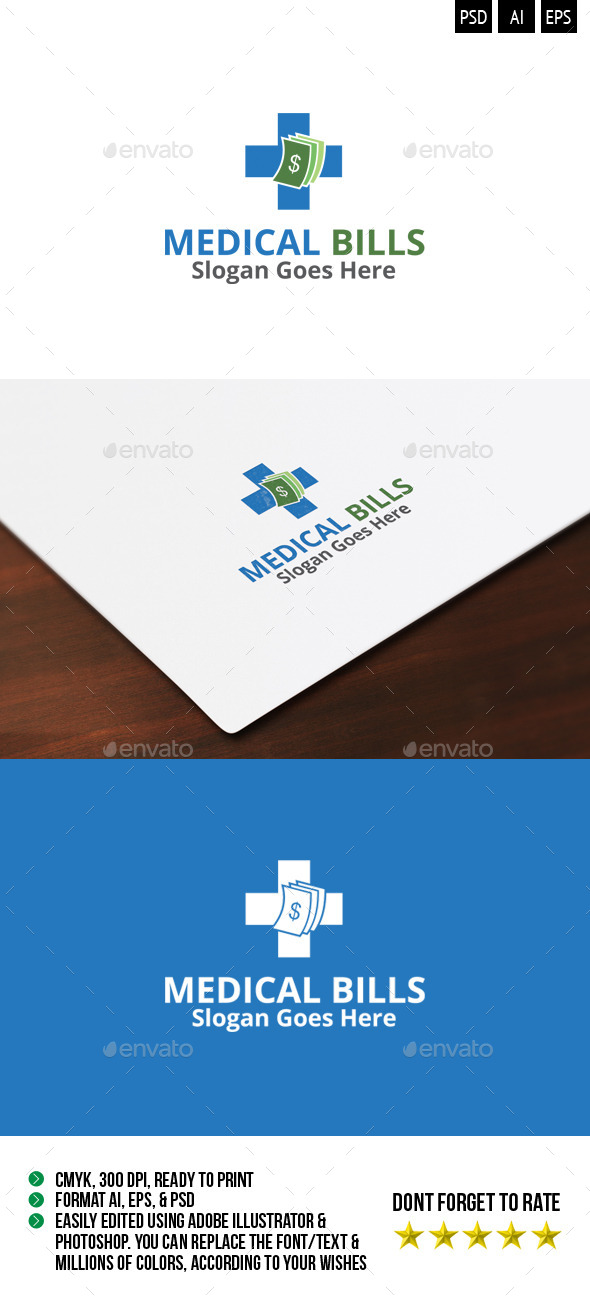 Medical Bills Logo - Symbols Logo Templates