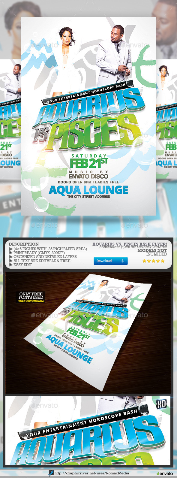 Aquarius vs Pisces Party - Clubs & Parties Events