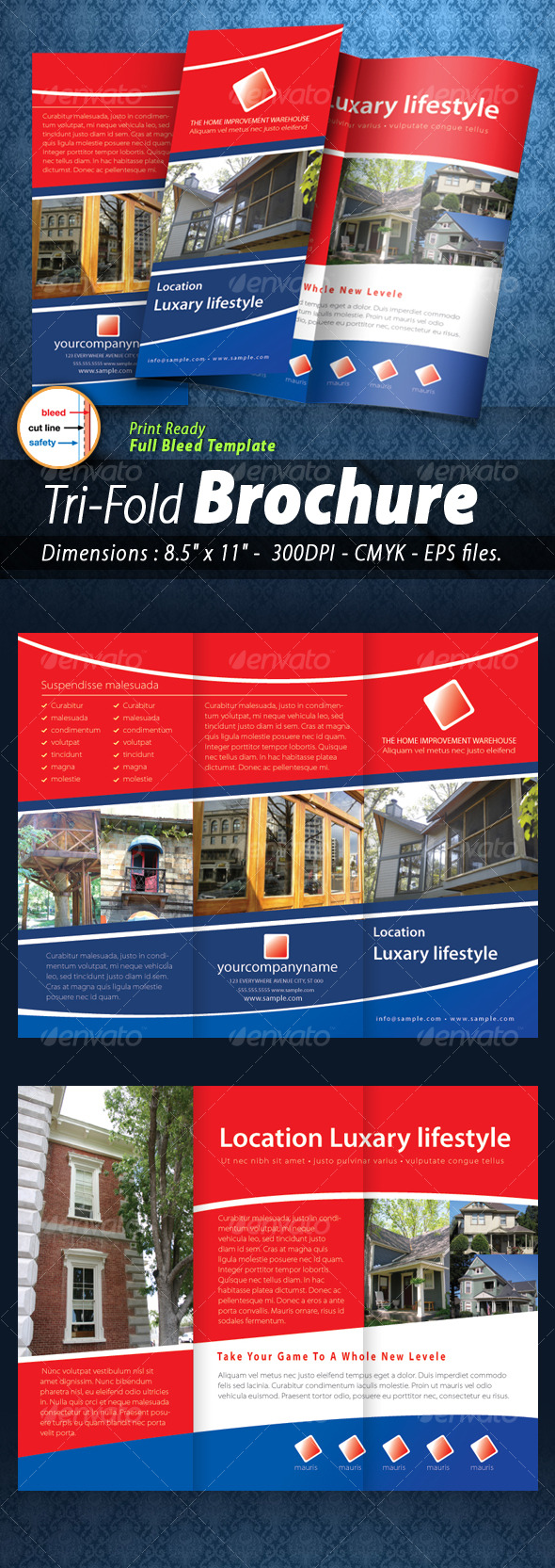 Tri-fold Brochure [Print ready]