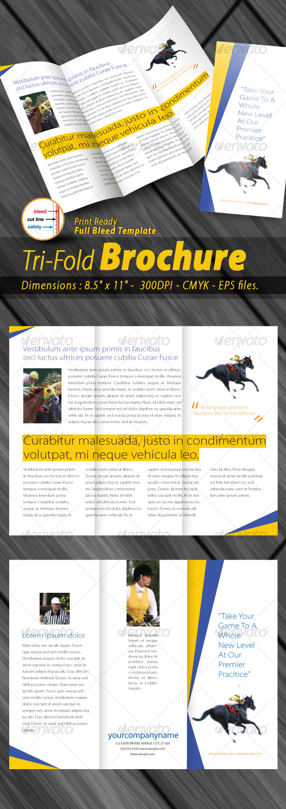 Tri-fold Brochure [Print ready]