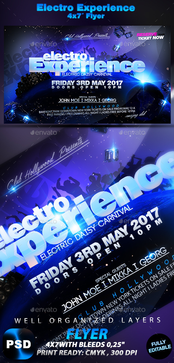 Electro Experience - Flyers Print Templates