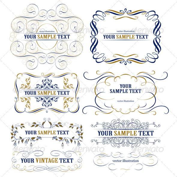 Vector Ribbon Set