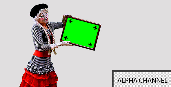 Mime With a Sign 3