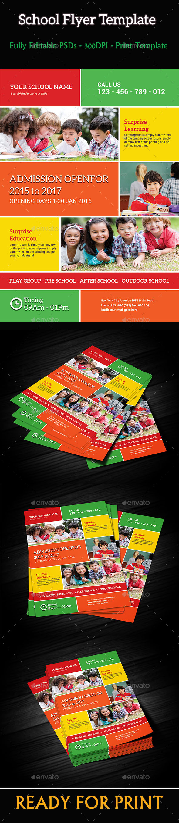 School Flyer Template - Flyers Print Templates