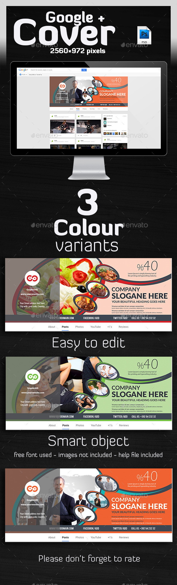 Multipurpose Google Plus Cover - Miscellaneous Social Media