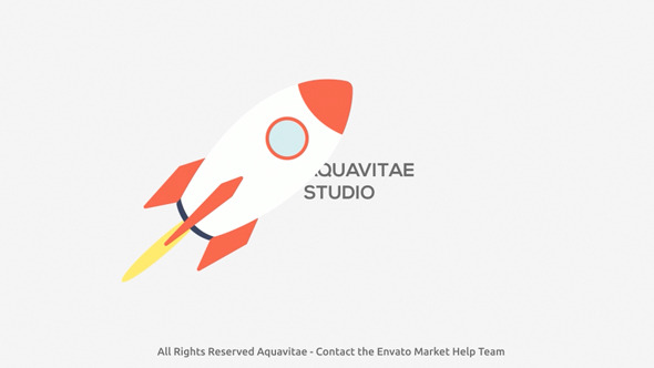 Startup Rocket Logo - VideoHive 10204955