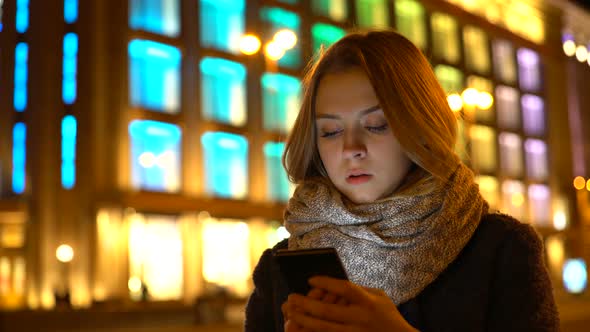 Midnight Girl Uses A Smart Phone 12 alt