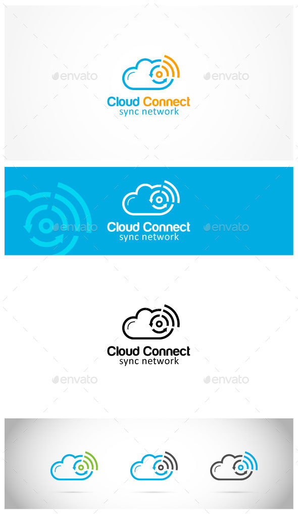 Cloud Connect - Symbols Logo Templates