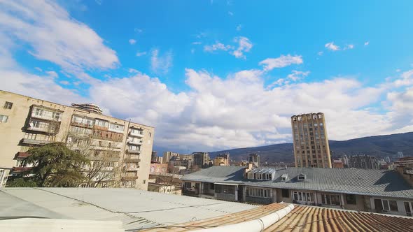 Tbilisi Sunny Day Timelapse In Caucasus alt