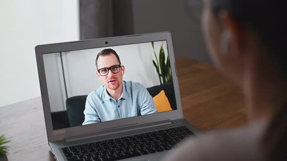 Virtual Video Conference on the Laptop alt