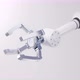 Mechanical arm with white background - VideoHive Item for Sale