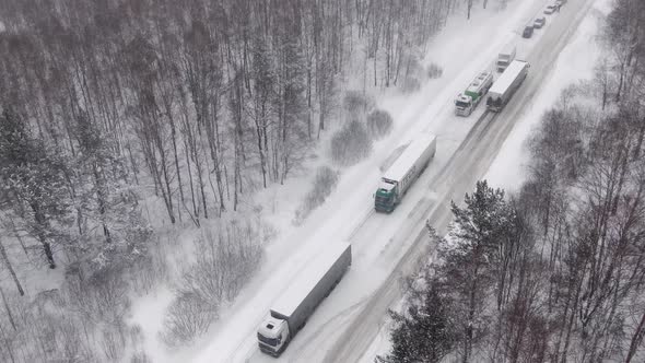 Thousands Stranded on Highway As Major Snowstorm and Blizzard Hits Hard Causing