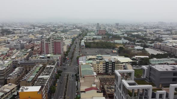 The Aerial view of Taichung alt