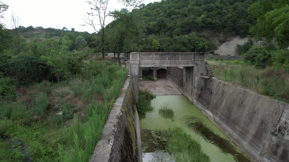 Aerial Old Water Canal alt