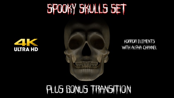 Spooky Skulls Set