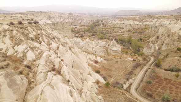 Aerial View Cappadocia Landscape alt