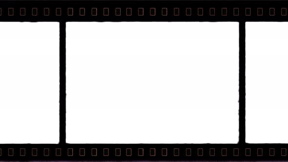 Authentic IMAX Film Frame with Sprocket Hole and Film Edge Flare