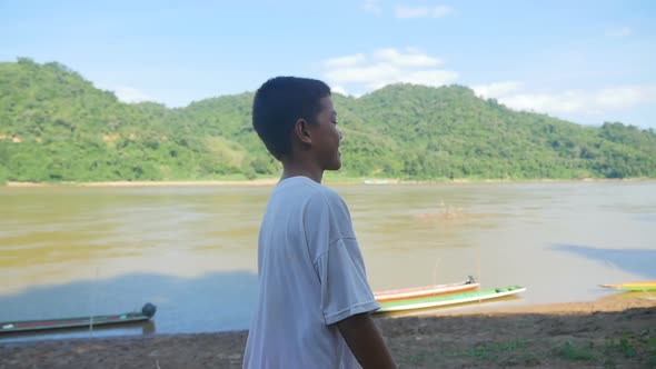 Rural Boy Walking alt