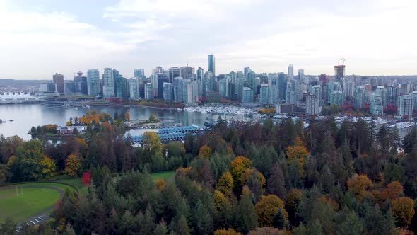 Stanley Park Overlooking Downtown Vancouver 2