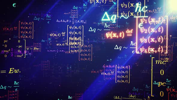 Math Formulas Background