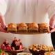 Turkish Traditional Food Sweet Dish Baklava Closeup - VideoHive Item for Sale