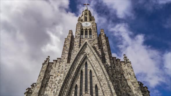 Gothic Church in Canela Brazil alt