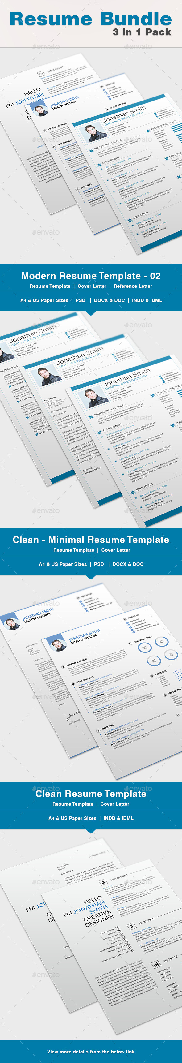 Resume Bundle - 02 - Resumes Stationery
